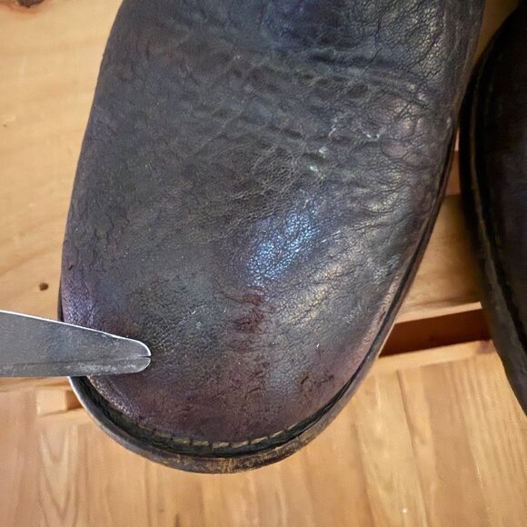 Miu Miu IT 38 US 9 Brown Leather Floral Embroidered Riding Boots - with flaws - Picture 5 of 16